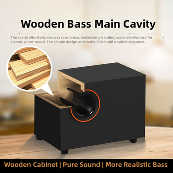 Datoru skaļrunis Q9 ar USB ieeju, 3.5 mm audio ligzdu, Bluetooth 4.0, 11W jauda, bezvadu darbības diapazons līdz 10 m