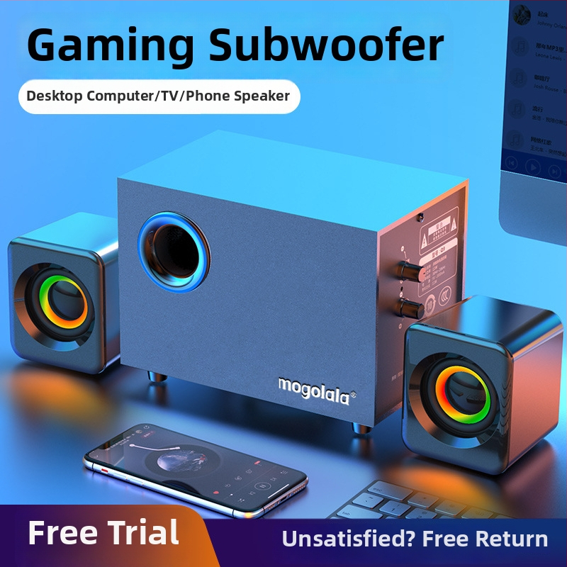 Datoru skaļrunis Q9 ar USB ieeju, 3.5 mm audio ligzdu, Bluetooth 4.0, 11W jauda, bezvadu darbības diapazons līdz 10 m