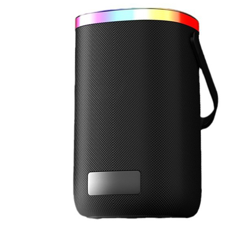 Smoosi prijenosni vanjski Bluetooth zvučnik s dubokim basom, IPX4 vodootporan, LED rasvjeta, 40W ugrađena baterija