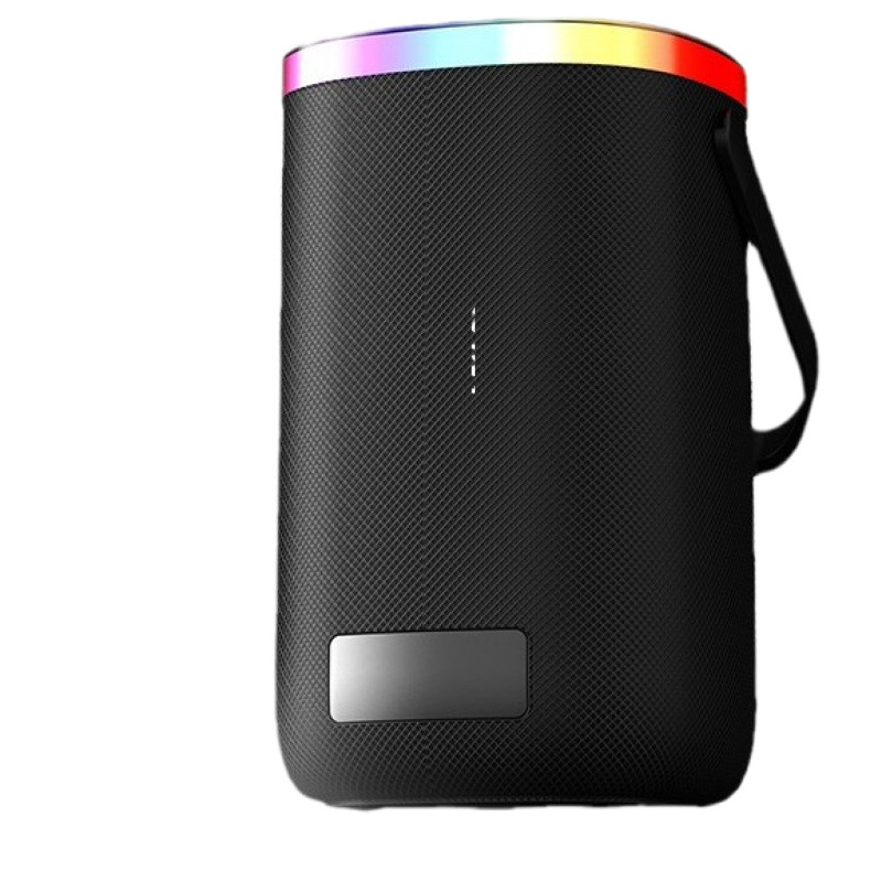 Smoosi prijenosni vanjski Bluetooth zvučnik s dubokim basom, IPX4 vodootporan, LED rasvjeta, 40W ugrađena baterija