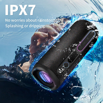 Εξωτερικό Bluetooth ηχείο, IPX7 ανθεκτικό στο νερό, στερεοφωνικό 2x10W, Bluetooth 5.3, Ενσωματωμένη μπαταρία 4000–6000mAh, 70Hz–20kHz