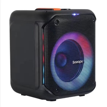 Boxă portabilă Bluetooth pentru karaoke cu microfoane duale, 40W, baterie încorporată reîncărcabilă prin USB, pentru utilizare în aer liber
