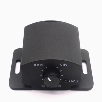 Vadu skaļuma vadības ierīce automašīnas pastiprinātājam un zemfrekvences skaļrunim – 12V, ABS korpuss, PVC ārējais apvalks, svars 0.1, preces kods 408