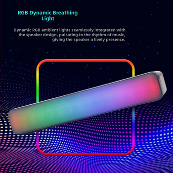 Vezeték nélküli Bluetooth hangszóró szubwooferrel, 2 hangszóróval, Bluetooth 5.0, 10W, 100 Hz-20 kHz, SNR ≥75 dB, beépített akkumulátor 1000-1200 mAh