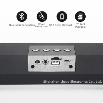 Vezeték nélküli Bluetooth hangszóró szubwooferrel, 2 hangszóróval, Bluetooth 5.0, 10W, 100 Hz-20 kHz, SNR ≥75 dB, beépített akkumulátor 1000-1200 mAh