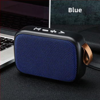 G2 tekstilni bežični Bluetooth zvučnik za vanjsku upotrebu s USB reproduce kartice, prenosni mini subwoofer; Bluetooth 4.0, 3W, domet 8m, 60 Hz–15 kHz, ugrađena baterija 300–500 mAh