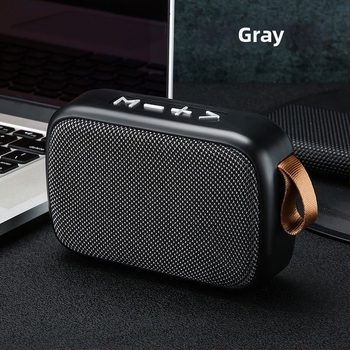 G2 tekstilni bežični Bluetooth zvučnik za vanjsku upotrebu s USB reproduce kartice, prenosni mini subwoofer; Bluetooth 4.0, 3W, domet 8m, 60 Hz–15 kHz, ugrađena baterija 300–500 mAh