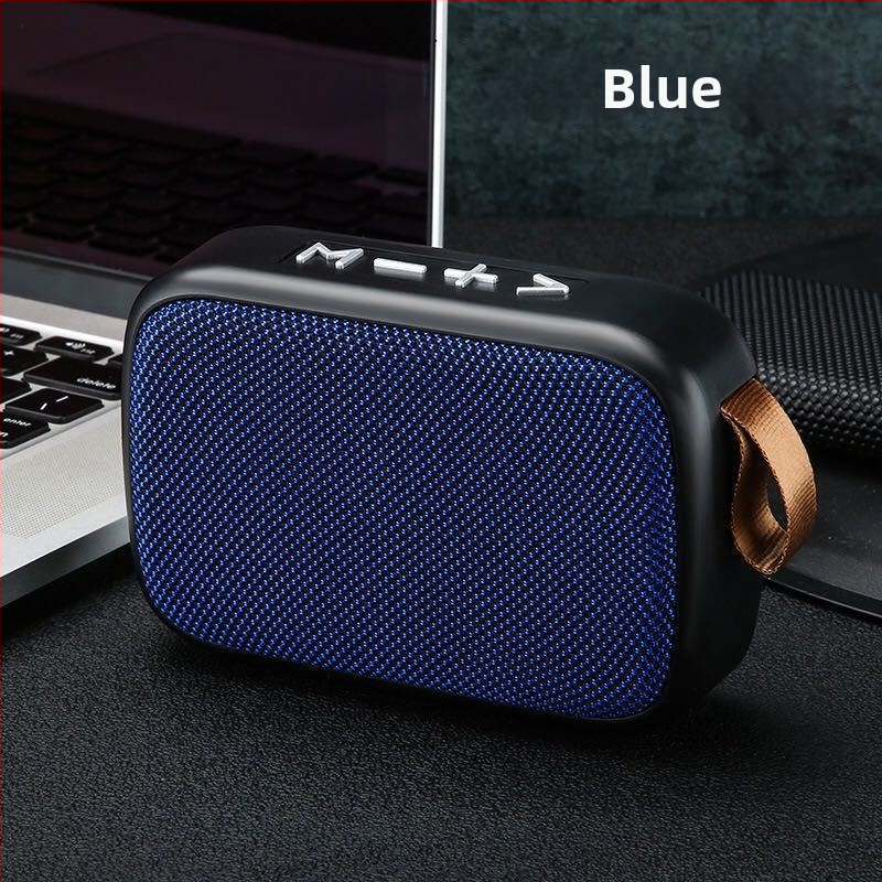 G2 tekstilni bežični Bluetooth zvučnik za vanjsku upotrebu s USB reproduce kartice, prenosni mini subwoofer; Bluetooth 4.0, 3W, domet 8m, 60 Hz–15 kHz, ugrađena baterija 300–500 mAh