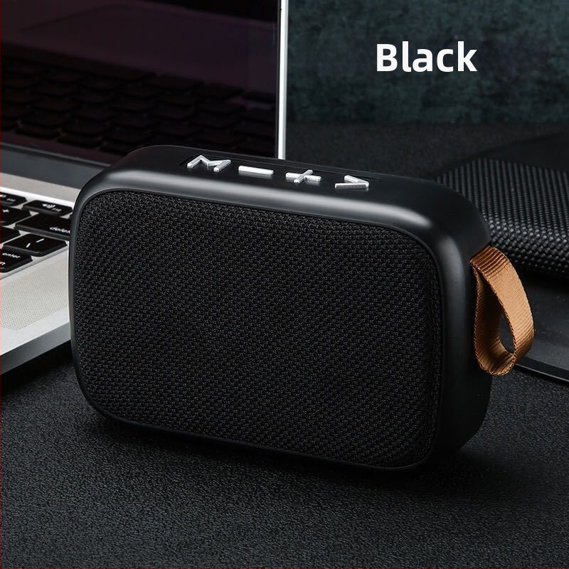 G2 tekstilni bežični Bluetooth zvučnik za vanjsku upotrebu s USB reproduce kartice, prenosni mini subwoofer; Bluetooth 4.0, 3W, domet 8m, 60 Hz–15 kHz, ugrađena baterija 300–500 mAh