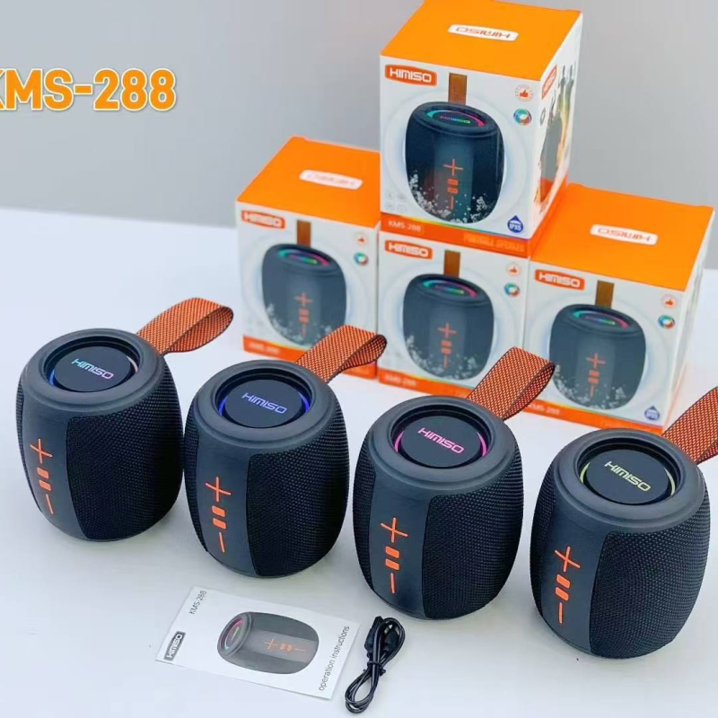 Vezeték nélküli Bluetooth hangszóró beépített 1200–2000 mAh akkumulátorral, 5W, Bluetooth 5.3, 100 Hz–20 kHz frekvencia, 10 m hatótávolság