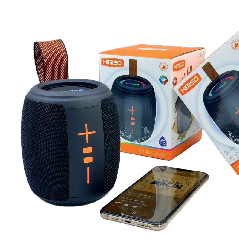 Vezeték nélküli Bluetooth hangszóró beépített 1200–2000 mAh akkumulátorral, 5W, Bluetooth 5.3, 100 Hz–20 kHz frekvencia, 10 m hatótávolság