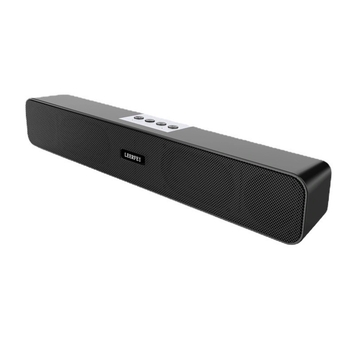 Stolni Bluetooth zvučnik s dva zvučnika, USB napajanje, ugrađena baterija 800–1000 mAh, frekvencijski raspon 100 Hz–20 kHz, SNR ≥75 dB, snaga 5 W