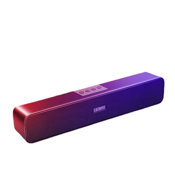 Stolni Bluetooth zvučnik s dva zvučnika, USB napajanje, ugrađena baterija 800–1000 mAh, frekvencijski raspon 100 Hz–20 kHz, SNR ≥75 dB, snaga 5 W