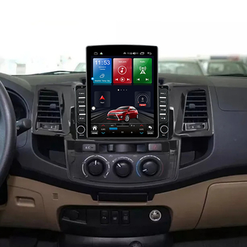 Android automobilska navigacija za Toyota Hilux, 9,7-inčni uspravni LCD zaslon, 4x45W automobilsko napajanje, OEM/ODM