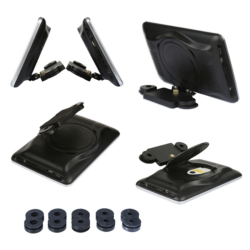 Monitor za glavu automobila, 10,1-inčni TFT-LCD, Model CCT-1011D, Razlučivost 1024x600 RGB, HDMI ulaz, Wi‑Fi, Univerzalna kompatibilnost