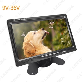 CAR7000 auto LCD monitor za parkiranje unatrag s LED zaslonom, 800x480 rezolucija, RGB ulaz