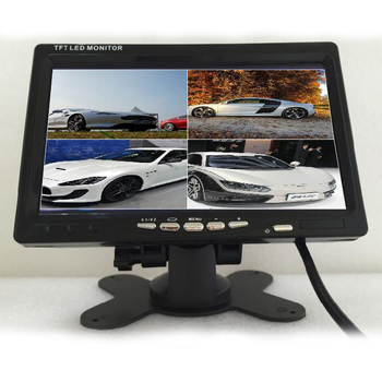 CAR7000 auto LCD monitor za parkiranje unatrag s LED zaslonom, 800x480 rezolucija, RGB ulaz