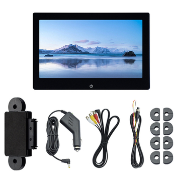 Monitor tetieră auto cu ecran IPS, rezoluție 1024x600, intrare AV, model A-106, compatibil universal