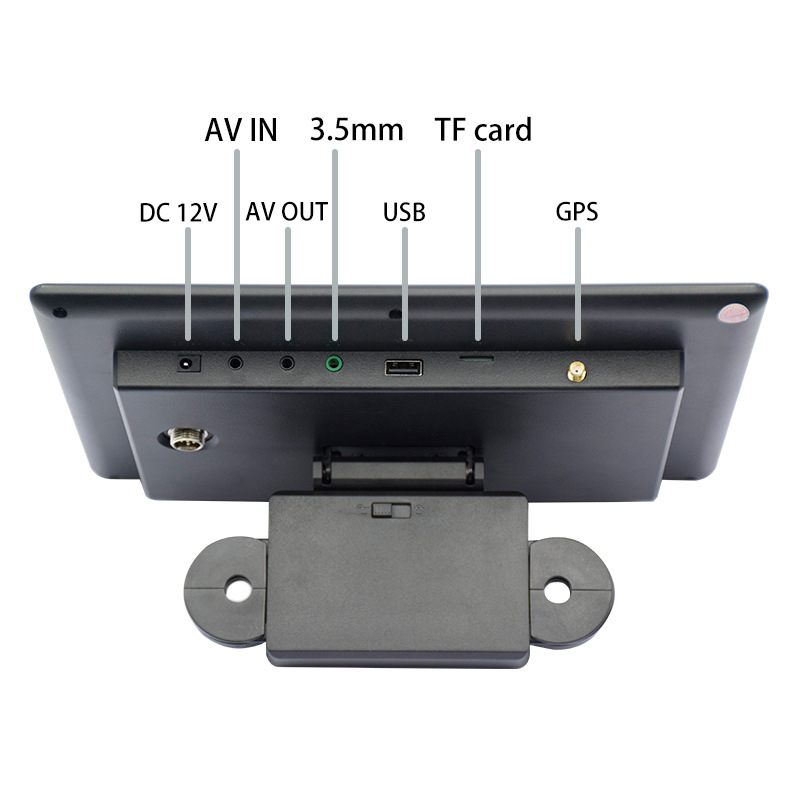 Monitor tetieră auto cu ecran IPS, rezoluție 1024x600, intrare AV, model A-106, compatibil universal