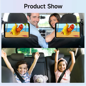 Automobilio galvos atlošojo monitorius su LCD IPS ekranu, universalus suderinamumas, modelis Head10.1, pritaikytas apdorojimas