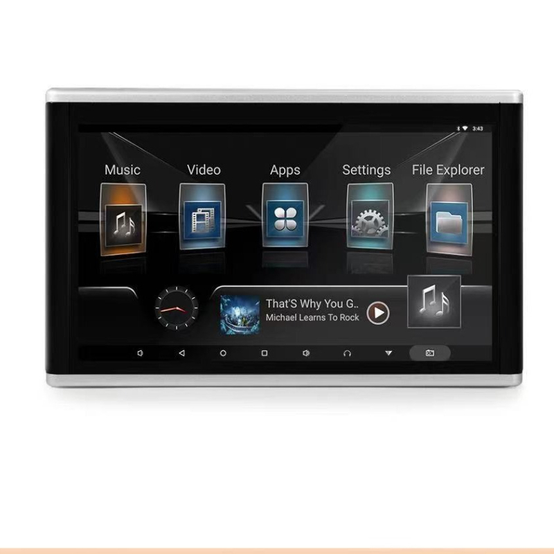 Univerzalni sustav zabave za stražnji naslon za glavu automobila s Androidom, IPS zaslon, 12V napajanje, 4x50W zvuk, OEM prilagodba, 1 godina jamstva