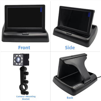 Auto LCD displej, model 40301, rozlíšenie 480x272, CVBS vstup