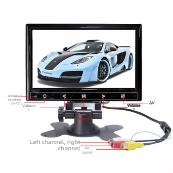 Auto LCD monitor s Bluetoothom i Lotus sučeljem – sustav za prikaz slike pri vožnji unatrag za kamione, 1024x768 (Model 9001, digitalni/analogni ulaz, PAL/NTSC)