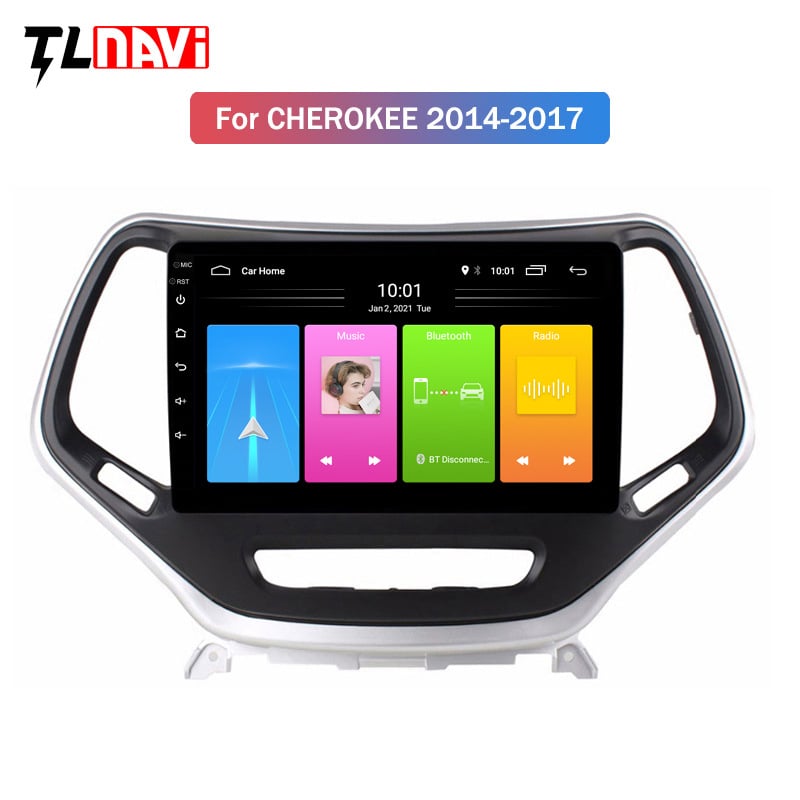 Jeep Liberty 2014-2017 Navigacijski multimedijski sustav s dodirnim zaslonom – sve u jednom, 12V, 4x45W, 2.5D tvrdo kaljeno staklo zaslona