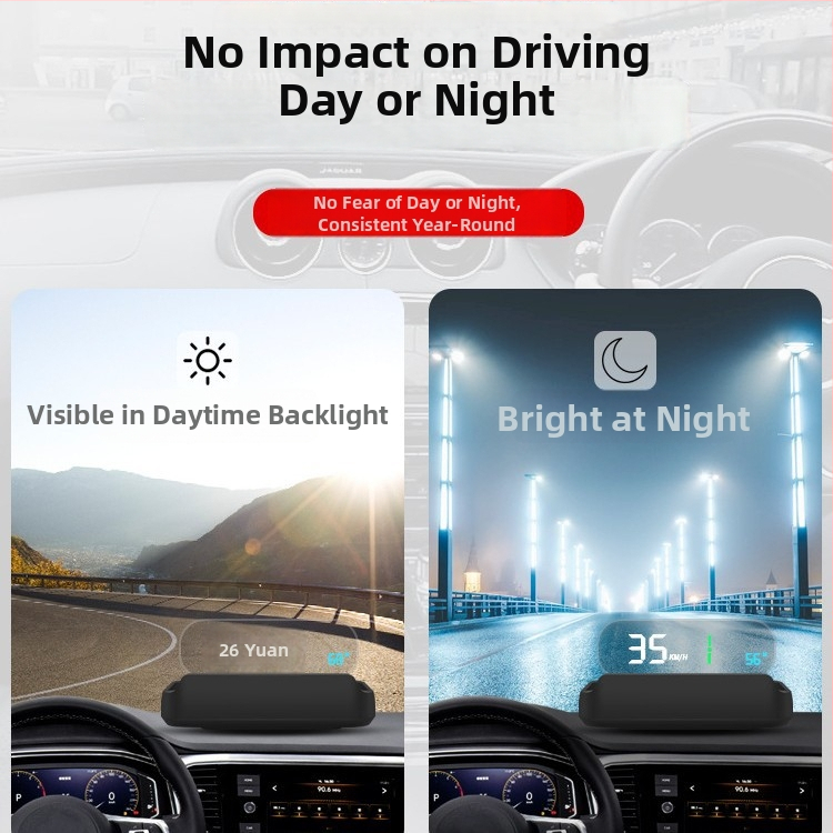 HUD zaslon za automobil – MX-HUD navigacijska verzija, projekcijski zaslon, opća kompatibilnost