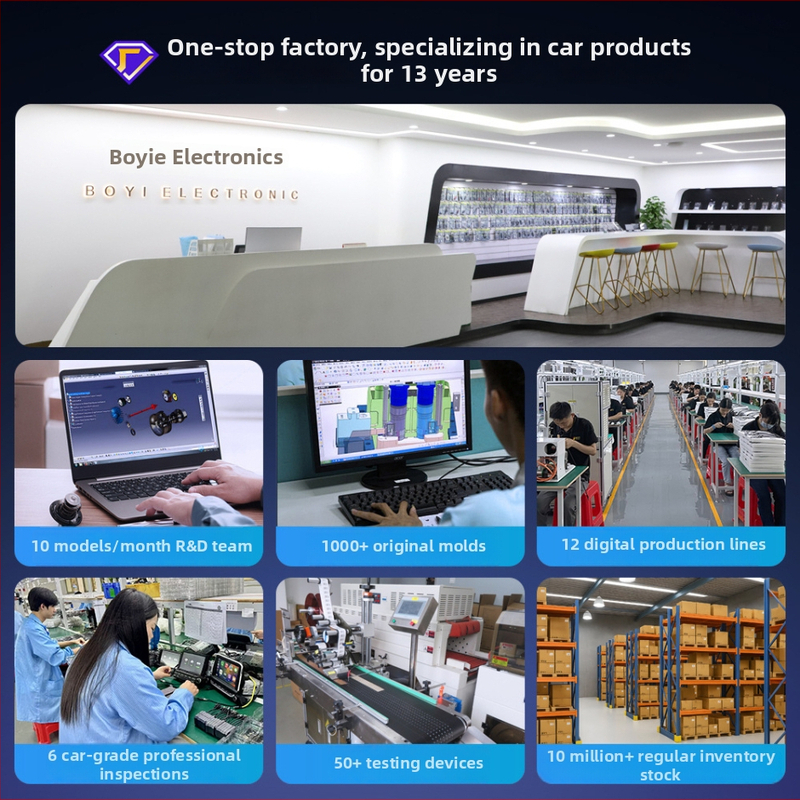 Monitor pentru bebeluși în mașină – aliaj de aluminiu, sursă USB, fără ecran, compatibil CarPlay, afișaj central, 94 g