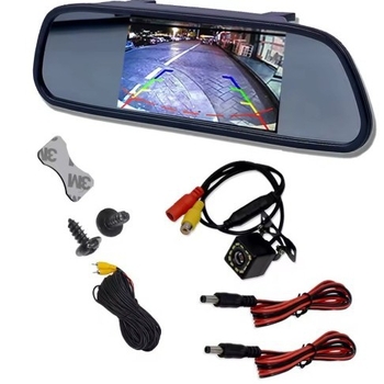 Jintang auto monitor za vožnju unazad — dvostruki video ulaz, 480x272 razlučivost, plastično kućište, model 11