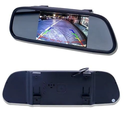 Jintang auto monitor za vožnju unazad — dvostruki video ulaz, 480x272 razlučivost, plastično kućište, model 11