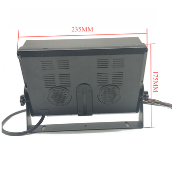 Zaslon za vožnju unatrag s četverokanalskim DVR-om (AHD) – AC-9004, rezolucija 1024x600, AHD ulaz, PAL/NTSC