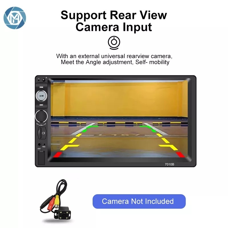 Auto LCD zaslon 7010B – otporni dodirni zaslon, rezolucija 1024x600, univerzalna kompatibilnost, podrška ulaznih signala