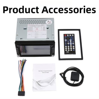 Auto DVD navigacija all-in-one Bluetoothom, stražnja kamera, HD LCD zaslon, univerzalna kompatibilnost