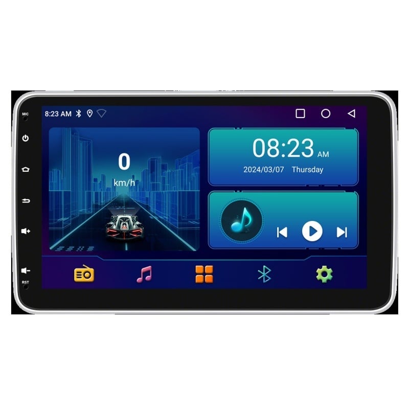 10-inčna Android auto glavna jedinica s odvojivim zaslonom, Bluetooth, bežični CarPlay i kamera za vožnju unatrag