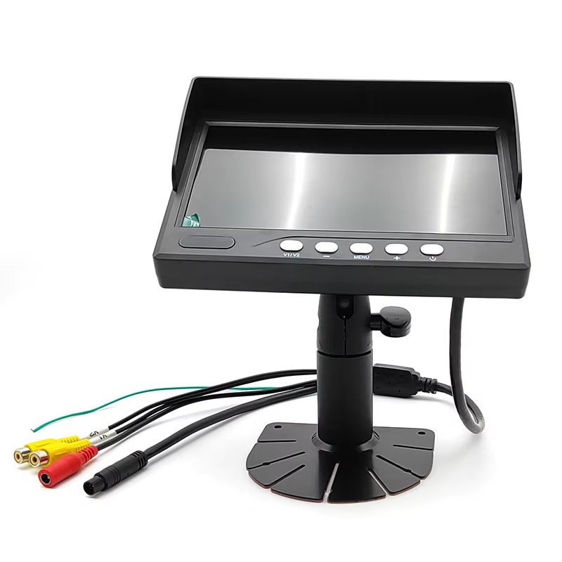 Zaslon za vožnju unatrag vozila s četiri kanala 4G WiFi, AHD ulaz, TFT automobilni monitor, rezolucija 1024x600