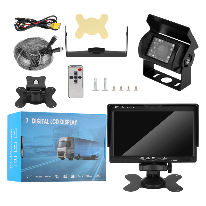 TX02 LCD monitor za vozila – Rezolucija 480x272, CVBS/AHD ulaz, aluminijska legura
