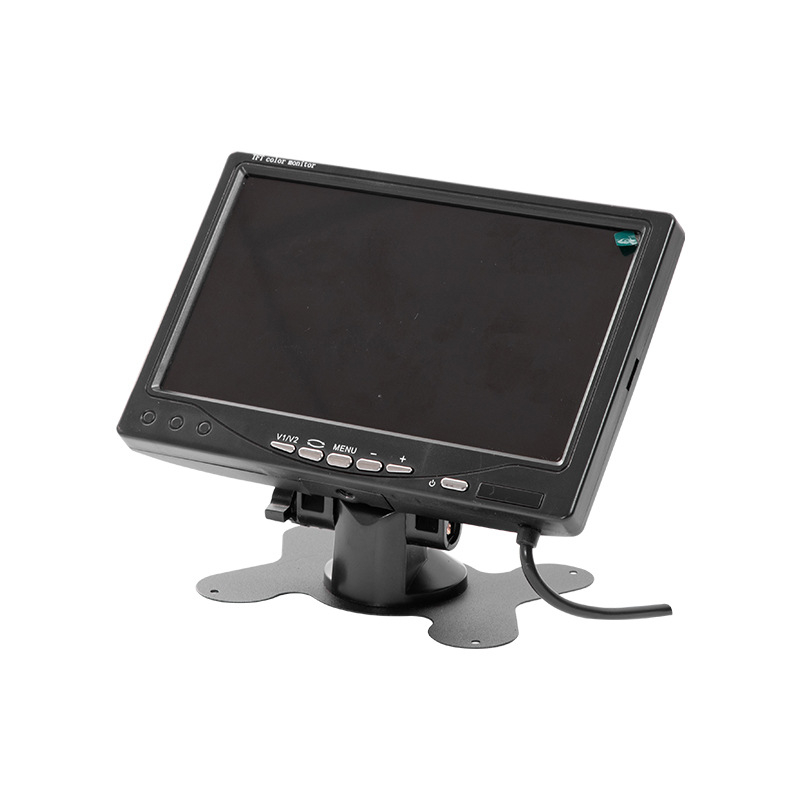 Automobilski LCD zaslon, stolni model od 7 inča, LED LCD panel, rezolucija 800x480, CVBS ulaz, univerzalna kompatibilnost
