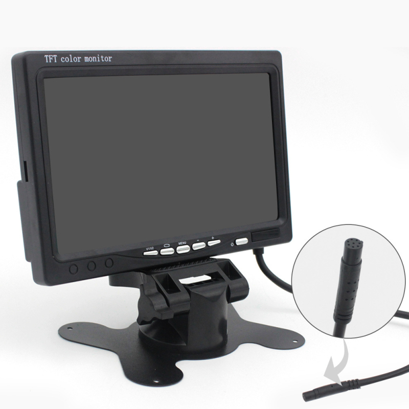 Automobilski LCD zaslon PZ-708 | TFT-LCD, rezolucija 800x480, AV ulaz 2-kanalan