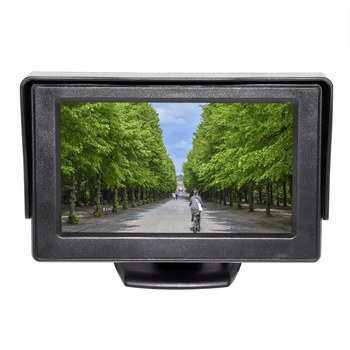 Displej za obrnuto vožnjo automobila s LCD zaslonom, rezolucija 480×365, AV ulaz, model 4.3, Yue Shijie