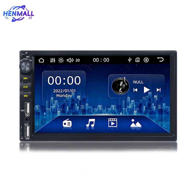 Automobilski MP5 player s dodirnim zaslonom, Bluetooth i Mirror Link — CarPlay opcionalno; Model 7042b; TFT zaslon; Razlučivost 800×480/1024×600; Univerzalna kompatibilnost; Težina 2 kg