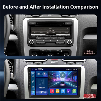Android all-in-one auto navigacijski centar, 8-jezgreni procesor, Bluetooth radio i kamera za vožnju unazad