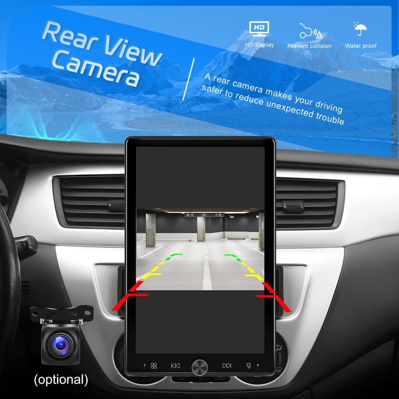 10,4-inčni vertikalni zaslon, univerzalna automobilska navigacija s okretanjem gumba i CarPlay MP5 player
