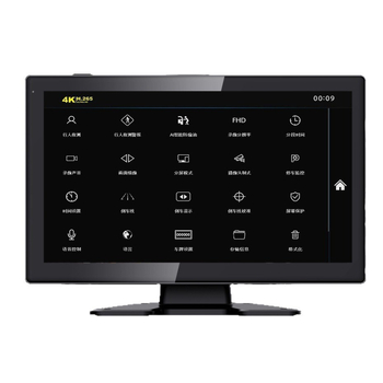 Display pentru recul auto cu imagine 360° pe patru canale, intrare AHD, LCD de 10,1 inch, rezoluție 1280x800, model YWD-1011