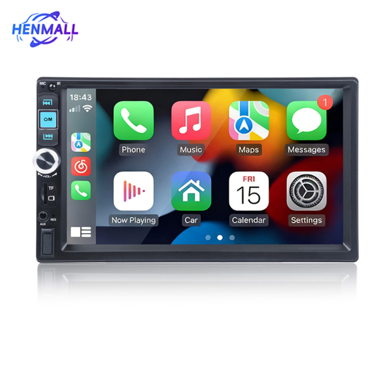 7-inčni HD MP5 player za automobil s dodirnim zaslonom Bluetooth Mirror Link CarPlay opcionalno