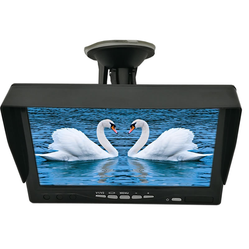 Držač za auto LCD zaslon s usisnom čašom PJ1011, plastika, kompatibilan sa svim modelima