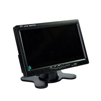 Automobilski LCD zaslon s nosačem — TFT LCD, 1024x600, AV ulaz, prikaz povratne slike, za automobile i karavane