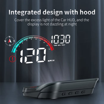 HUD prikaz za vozila, model M22 GPS verzija, LED zaslon, GPS ulaz, univerzalna kompatibilnost