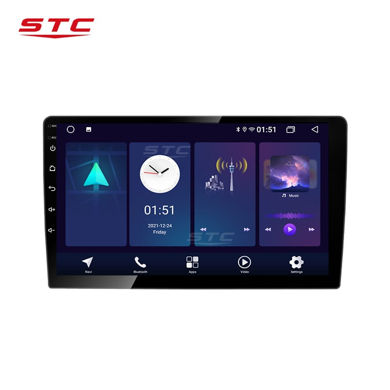 Univerzalni 9-inčni Android Auto GPS navigacijski All-in-One uređaj s 2GB RAM/32GB ROM, 12V, 4x45W, 2.5D kaljeno zaslon